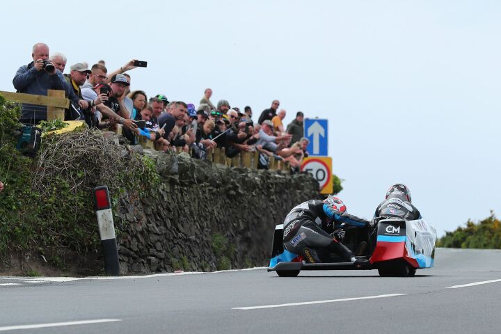 out and about at the isle of man tt 2022 part 2, The Birchall Brothers winners of both 2022 Three Wheeling TT Sidecar Races Photo by Dave Kneen Pacemaker Press