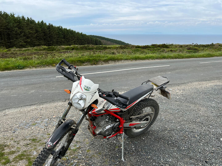 out and about at the isle of man tt 2022 part 2, This little Beta 200 was a veritable mountain goat taking the author to places never seen across the extensive green lanes of the Isle of Man