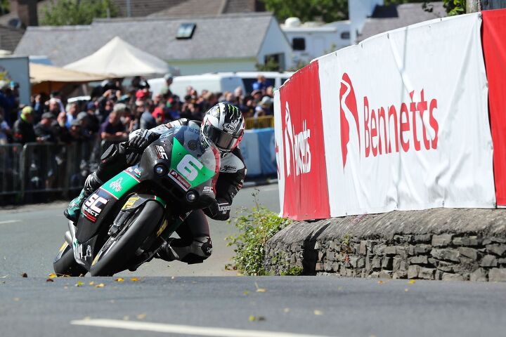 out and about at the isle of man tt 2022 part 2, Michael Dunlop at Ginger Hall a fabulous race watch spot and even better pub Photo by Dave Kneen Pacemaker Press