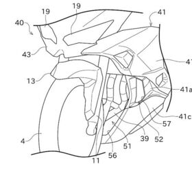 2023 kawasaki ninja zx 4r confirmed in vin submissions, The patent illustrations showed a fairing with an air intake resembling the design of the ZX 25R The text of the patent however describes the intended use as being for a four cylinder 400cc engine