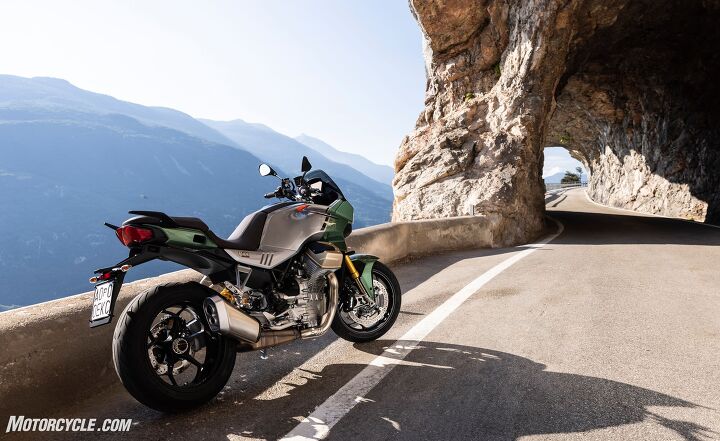 2023 moto guzzi v100 mandello s review first ride, The road beckons
