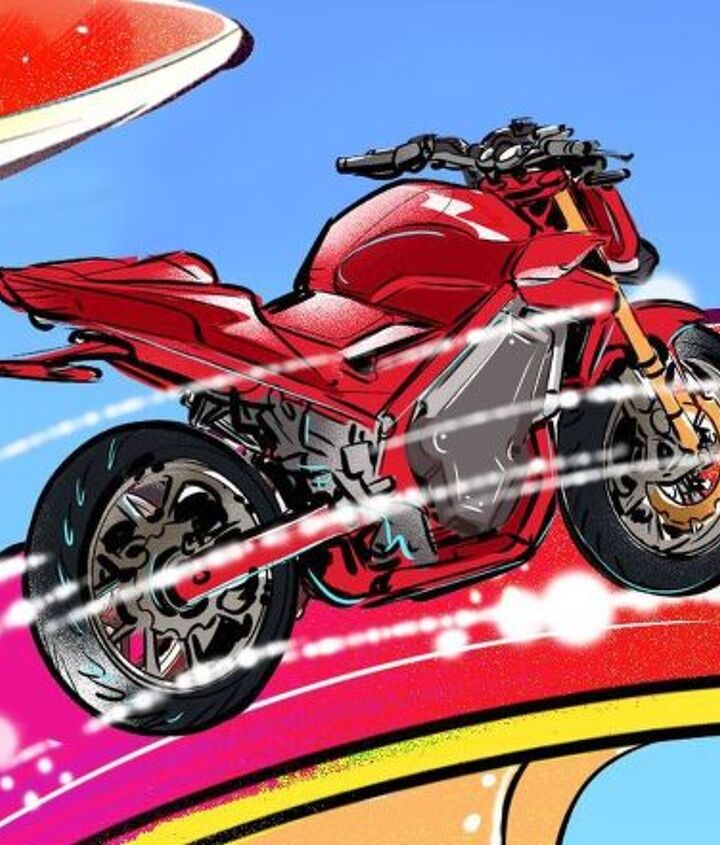 honda reveals first look of electric motorcycle with a parade float