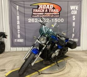 only 3158 miles windshield viking hard mounted saddlebags fuel injected and