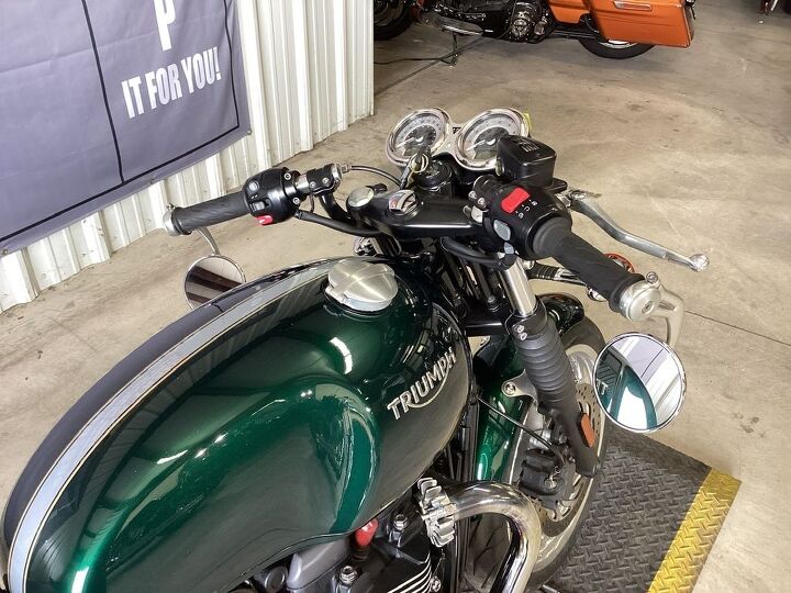 2017 Triumph Thruxton 1200 Competition Green w/ Gold Tank Stripe For ...