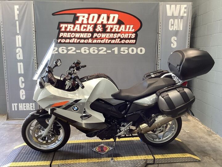 only 23 906 miles bmw side bags and top box rox handlebar risers abs heated
