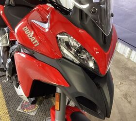 only 3915 miles 1 owner ducati side bags and top box hand guards abs traction
