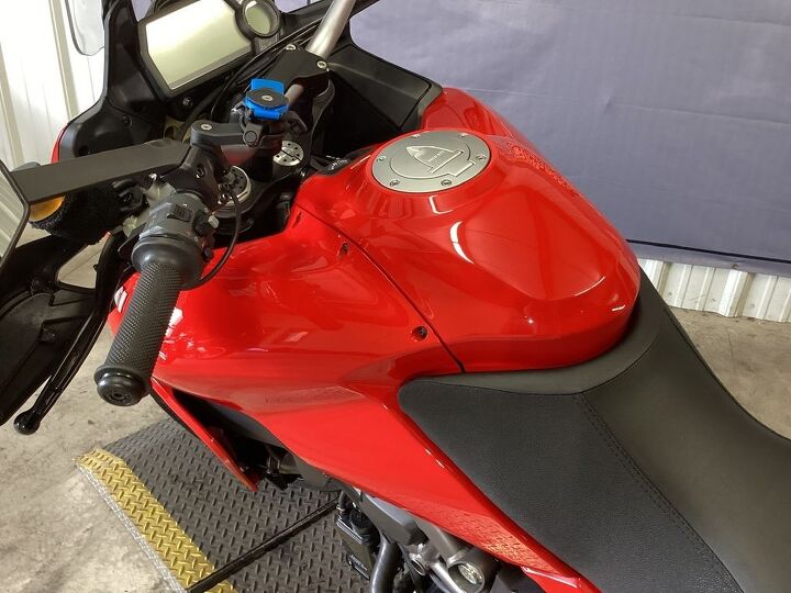 only 3915 miles 1 owner ducati side bags and top box hand guards abs traction