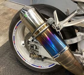 only 27 321 miles scorpion titanium exhaust polished frame aftermarket rear