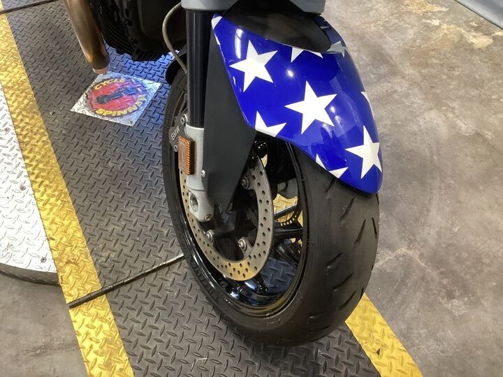only 8 491 miles cusotm american flag fairings remus exhaust ohlins suspension