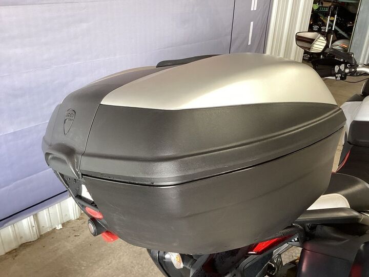 only 16121 miles ducati side cases and top box akrapovic exhaust custom seat