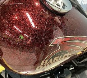 only 12 192 miles hd hard candy custom paint hd red wheels vance and hines