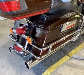 only 23 750 miles aftermarket exhaust led headlight and spots rack abs audio