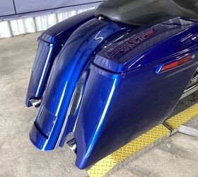 only 13 980 miles 1 owner navigation upgraded big blue handlebars extended