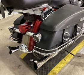 only 10082 bub fishtail exhaust high flow intake hd detachable leather tour