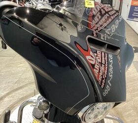 only 7624 miles hd cvo agitator chrome wheels rinehart exhaust navigation