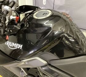 1 owner triumph side bags two brothers black series exhaust skid plate mra