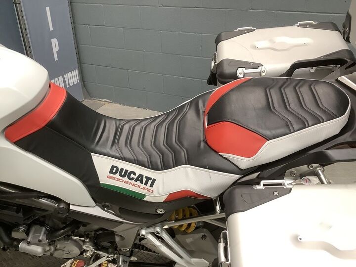 only 6645 miles all 3 ducati bags custom seat cover delkevic exhaust