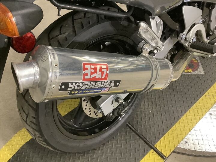 yoshimura exhaust tinted wind screen and new tires clean big power sport
