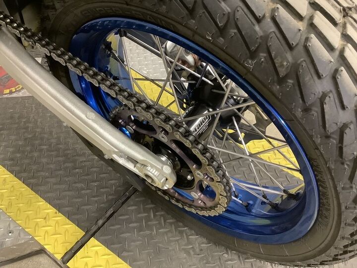 only 288 miles 1 owner trail tech gauge 11 8 hours excel 17 supermoto wheels