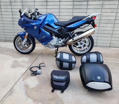 BMW F800 ST With Touring Bags