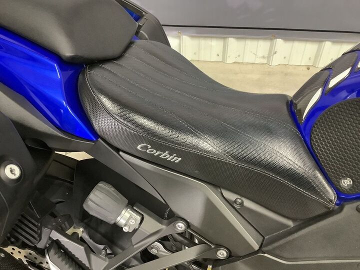 full akrapovic carbon fiber exhaust kawasaki hardbags riders corbin seat
