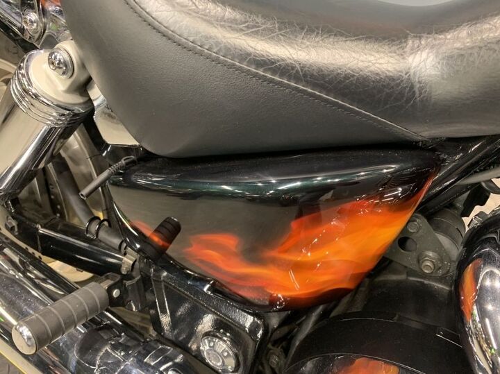 only 2892 miles custom flamed paint roadhouse exhaust backrest rack honda