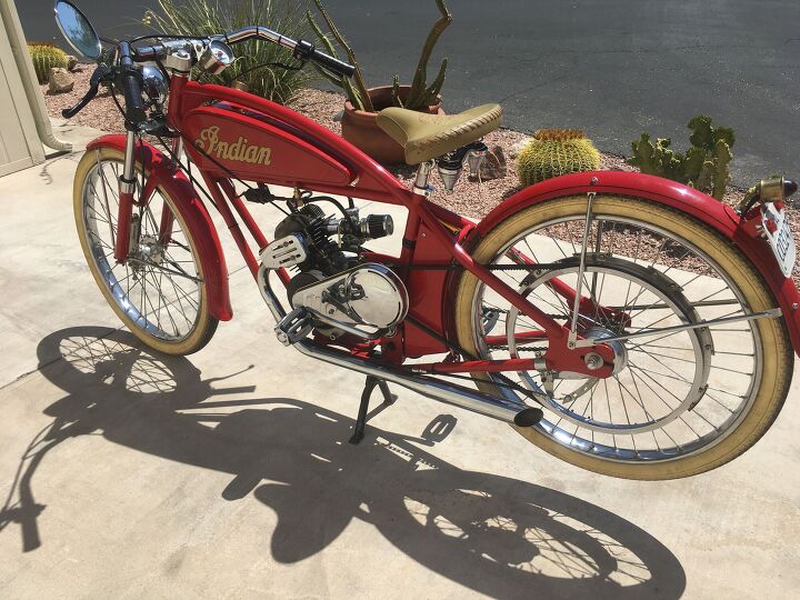 custom replica early 1900 s gas bike