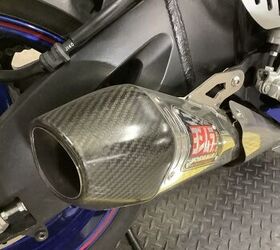 yoshimura exhaust fender eliminator ride modes control and new front tire hard