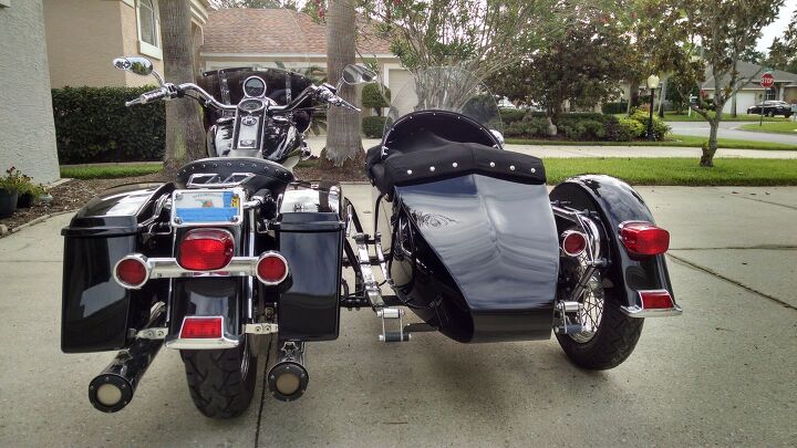 1998 harley road king with 2004 liberty side car