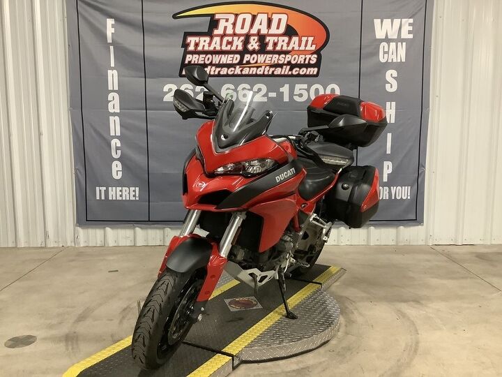 1 owner low miles all 3 ducati bags new tires touratech skid plate abs
