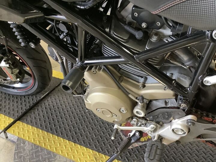 termignoni carbon fiber exhaust frame sliders upgraded clutch ohlins rear