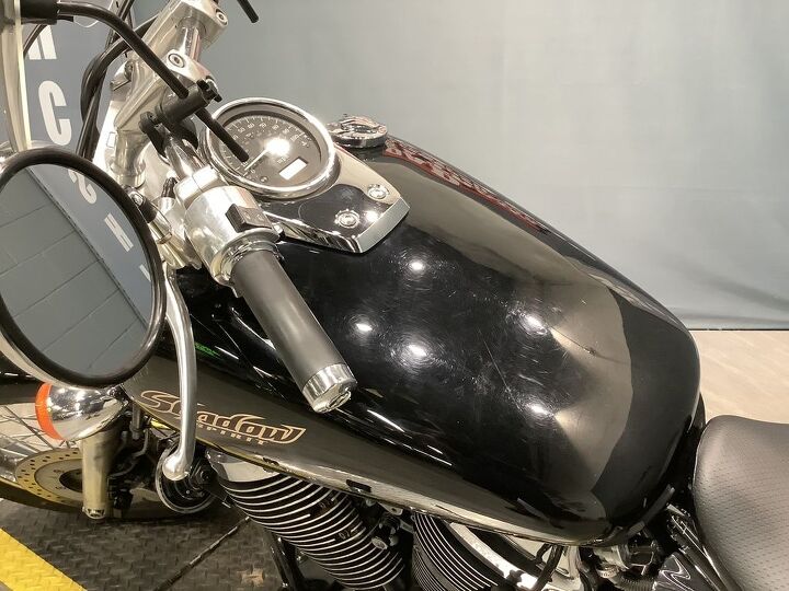 windshield stock budget cruiser gas tank has a small dent on the left side and