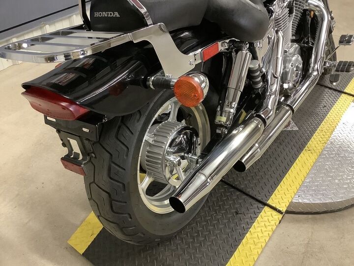 low miles aftermarket exhaust backrest rack upgraded pegs and grips mirrors