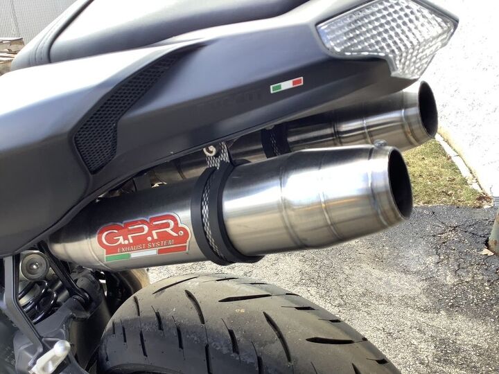 gpr exhaust steering stabilizer led integrated taillight fender eliminator and