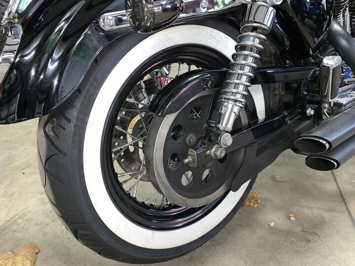 wow black wheels wide white walls vance and hines exhaust roland sands intake