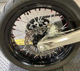 1 owner pro taper bars warp 9 elite super motard wheels fmf exhaust new rear