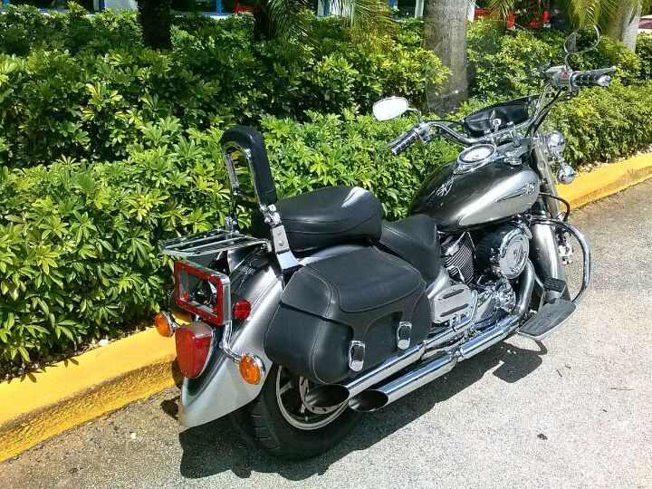 low low miles accessorized for touring the v star 1100 classic