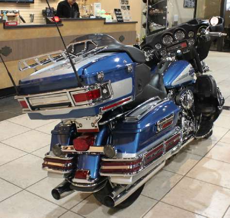 beautiful motorcycle throw a leg over an ultra classic electra glide touring