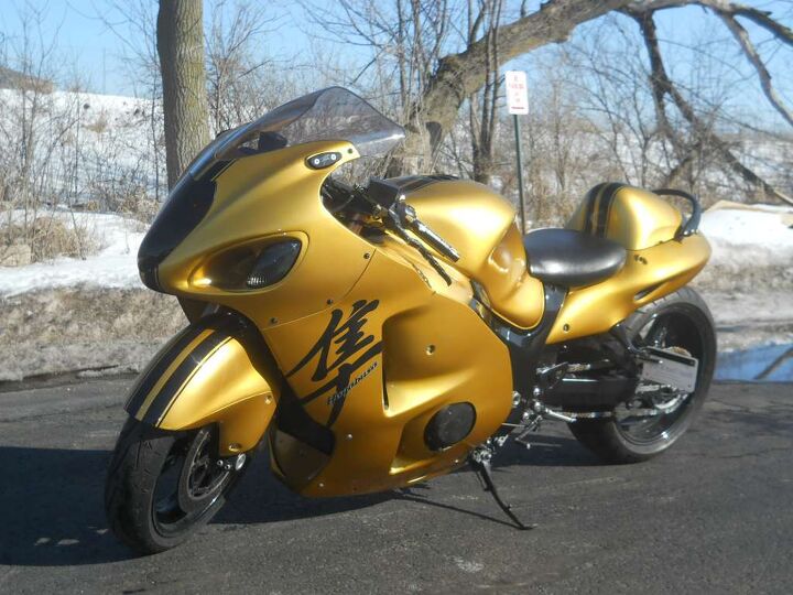 custom gold paint lowered extended custom mirrors levers miles not