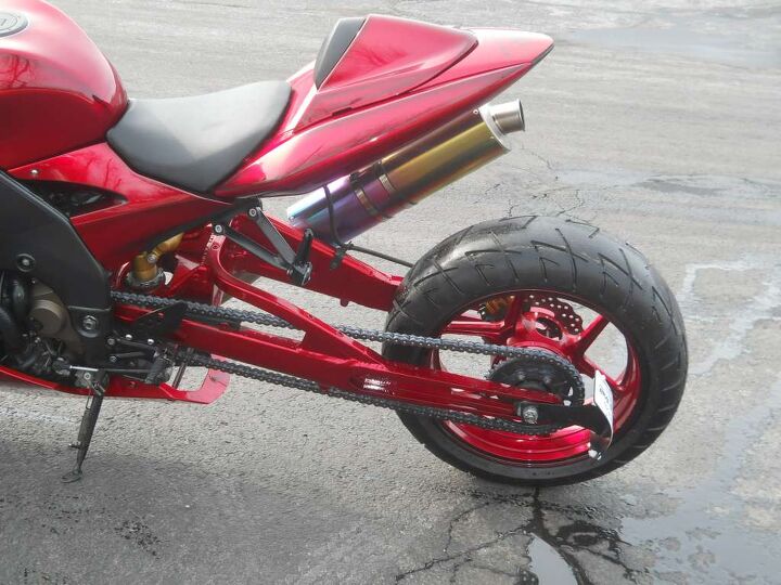 custom paint painted swingarm lowered super extended painted rims t force