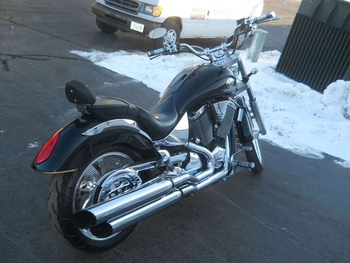 bar riser custom grips mirrors pegs backrest pipes lots of