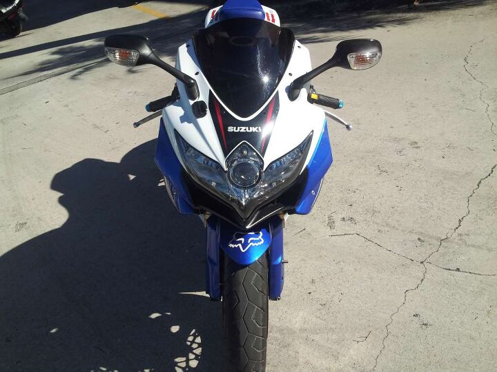 clean gixxer exhaust lowered extended swingarm