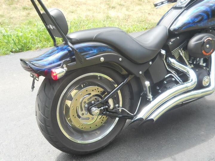 vance hines ground pounder pipes awesome custom paint big bars sissy bar