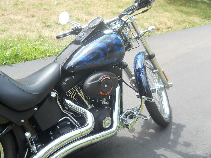 vance hines ground pounder pipes awesome custom paint big bars sissy bar