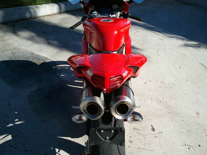 has arrow exhaust excellent condition new rubber s