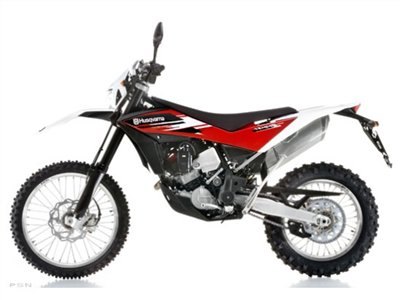 take to the trail straight from your garage with husqvarnas te 449 dual sport