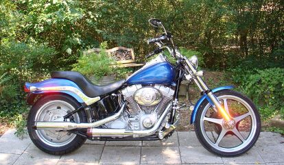 Custom 2007 Harley Davidson Softail Standard! Thunderstar Wheel HD Willie G Skull Collection