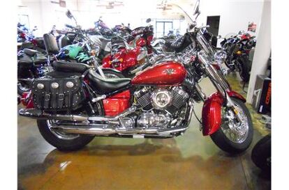 2007 YAMAHA XVS65A Peninsula Location Windshield/Bags/Backrest Highway Lights/Lwrs With 10958 Miles Red Stk# 26784