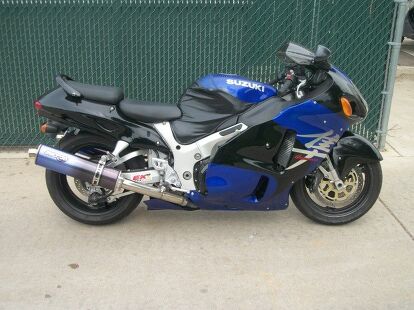BLUE/BLACK HAYABUSA With 21355 Miles. Call for Details; Ready to Sell