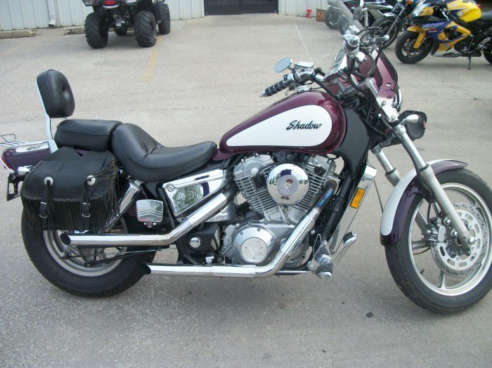 purple vt1100c with 23767 miles call for details ready to sell